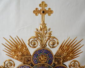 Ornate French Antique Monstrance